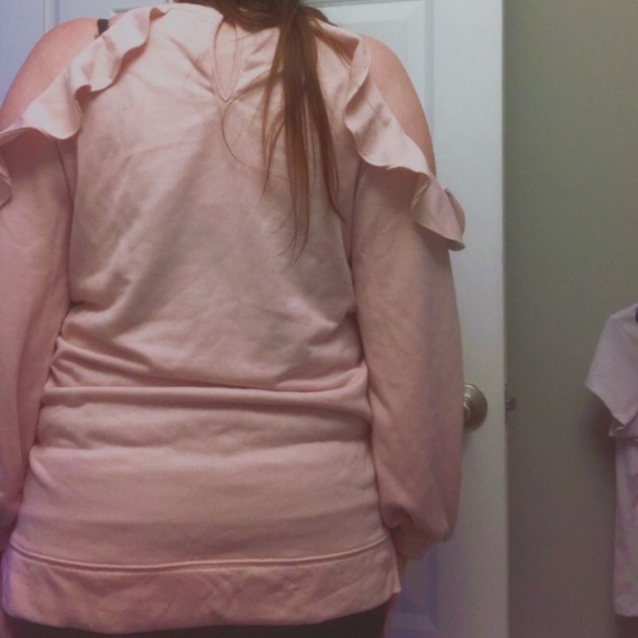 NWOT Cold Shoulder Sweater with Side Pockets, Large - Picture 10 of 10